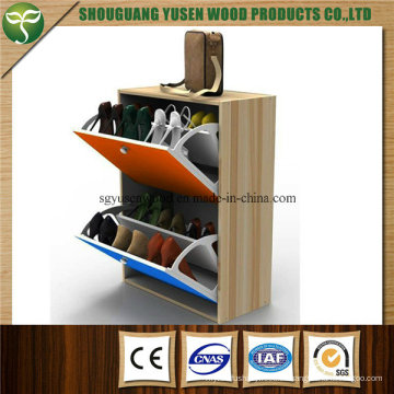 Estante de zapatos de madera moderno de China